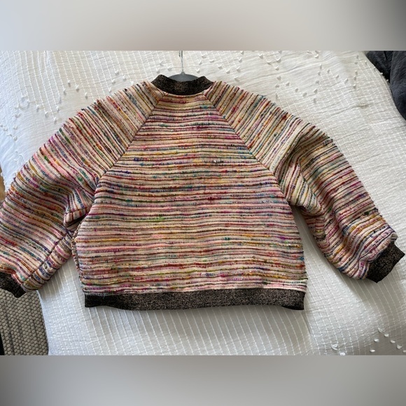 LIKE NEW Anthropologie Nicole Miller Artelier bomber jacket, Small - Picture 8 of 9